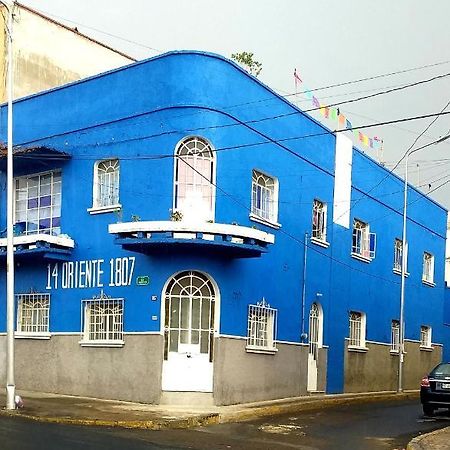 Hostal Azul Puebla Barrio El Alto Esterno foto