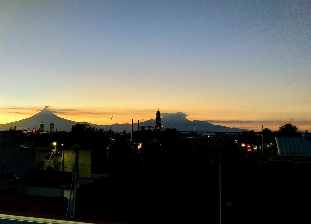 Hostal Azul Puebla Barrio El Alto Esterno foto