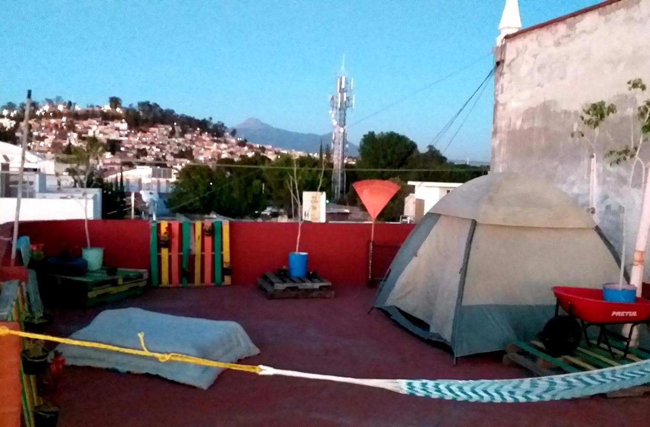 Hostal Azul Puebla Barrio El Alto Esterno foto