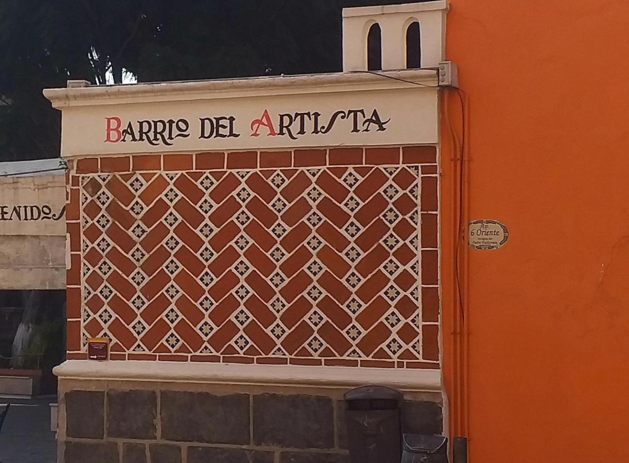 Hostal Azul Puebla Barrio El Alto Esterno foto
