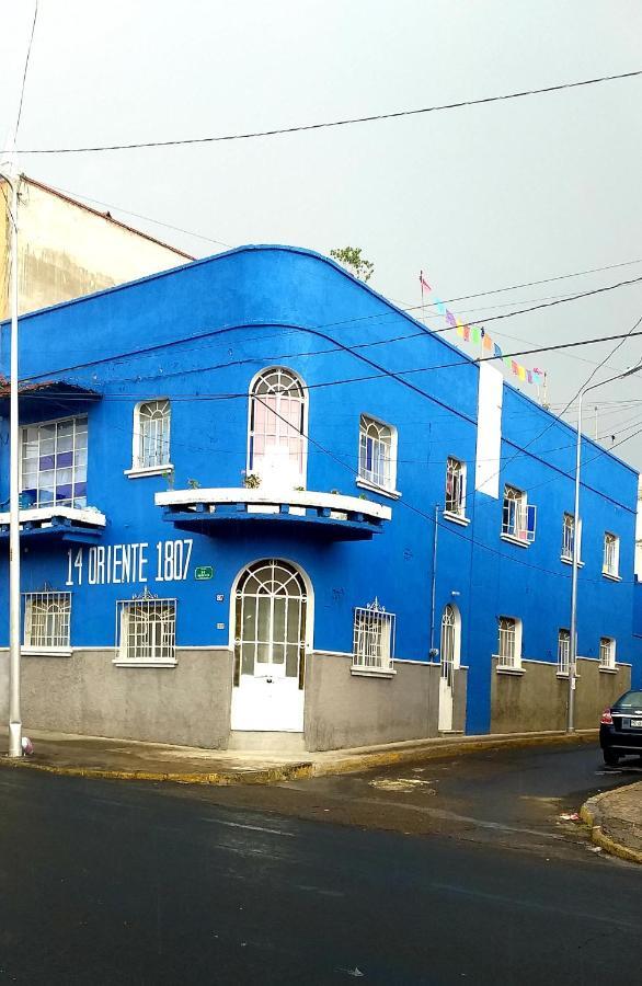 Hostal Azul Puebla Barrio El Alto Esterno foto