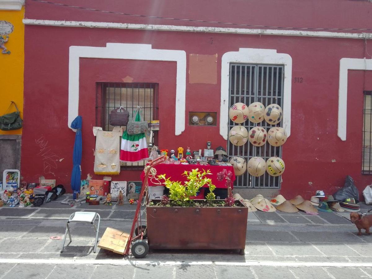 Hostal Azul Puebla Barrio El Alto Esterno foto