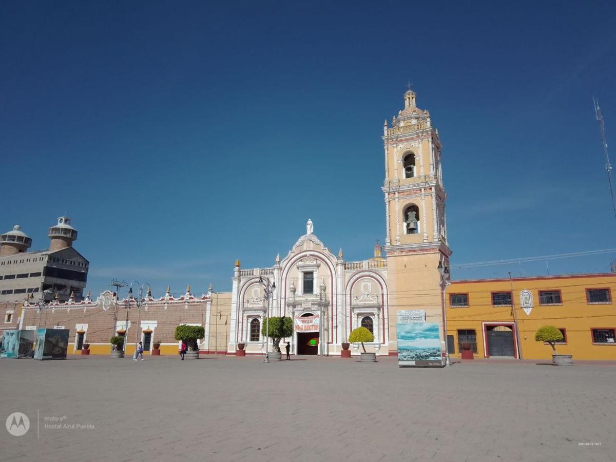 Hostal Azul Puebla Barrio El Alto Esterno foto