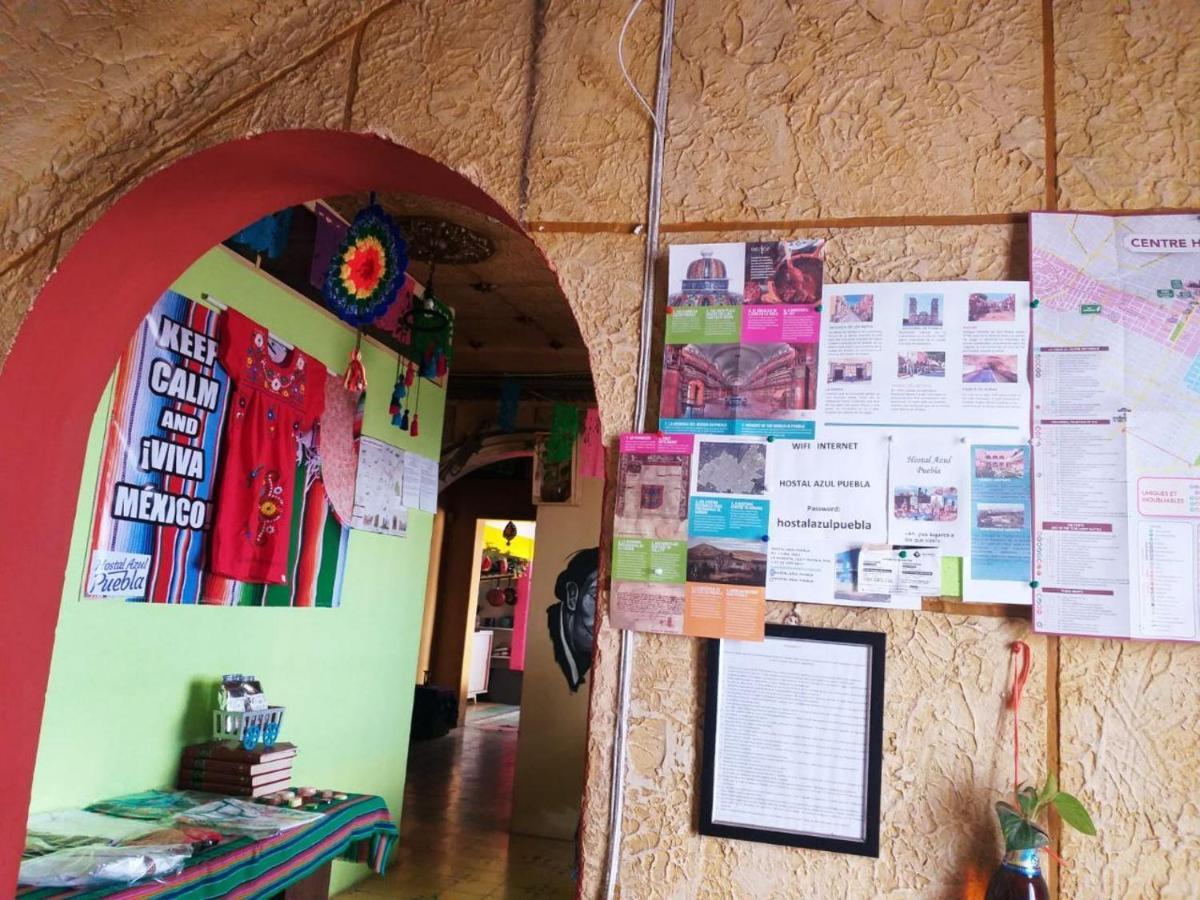 Hostal Azul Puebla Barrio El Alto Esterno foto