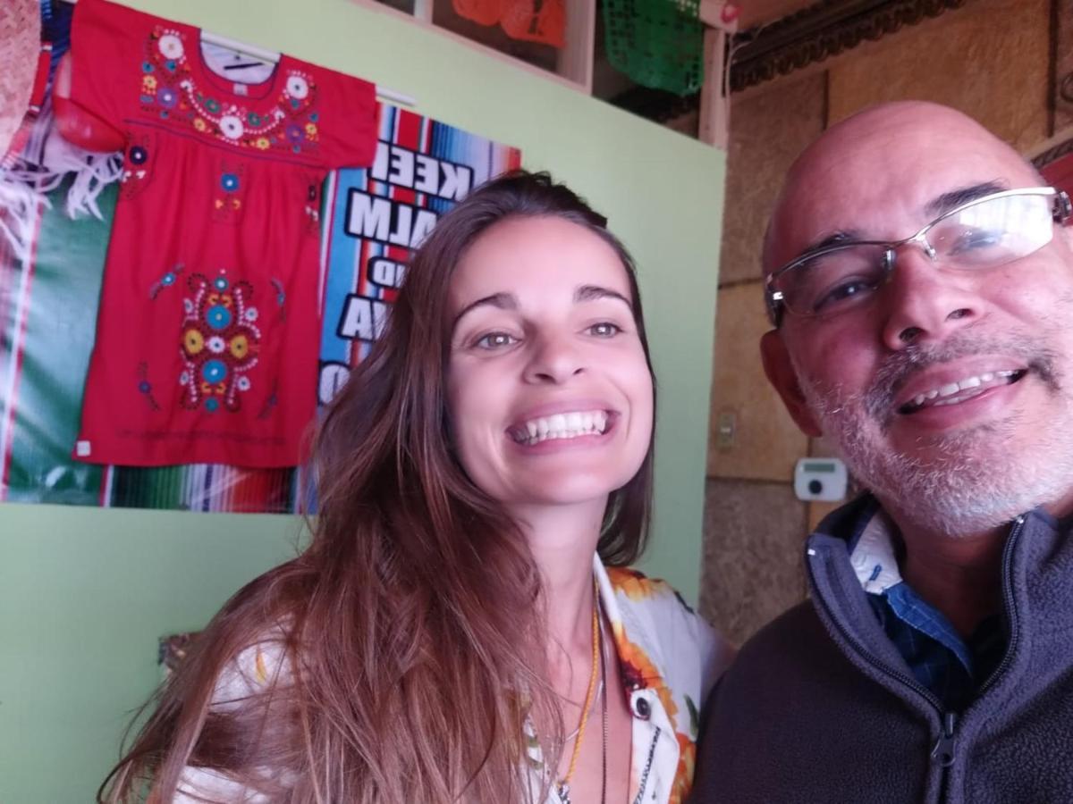 Hostal Azul Puebla Barrio El Alto Esterno foto