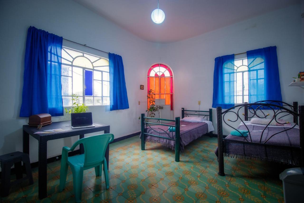 Hostal Azul Puebla Barrio El Alto Esterno foto